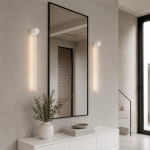 Lampa ścienna SPARO 60 cm LED biała - zdjęcie produktu