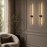 Lampa ścienna SPARO 100 cm LED czarna - zdjęcie produktu