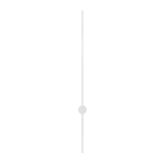 Lampa ścienna SPARO 100 cm LED biała - zdjęcie produktu
