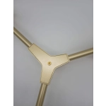 Lampa wisząca MODERN ORCHID-6 złoto transparentna 130 cm - zdjęcie produktu