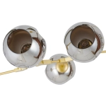 Lampa wisząca MODERN ORCHID-9 złoto szara 150 cm - zdjęcie produktu