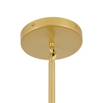 Lampa wisząca MODERN ORCHID-9 złoto szara 150 cm - zdjęcie produktu