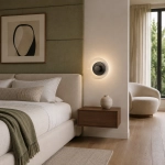 Lampa ścienna DISCO LED czarna 23 cm - zdjęcie produktu