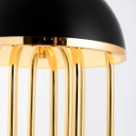 Lampa stołowa DOLCE VITA czarno złota 60 cm - zdjęcie produktu