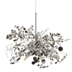 Lampa wisząca MONETTI 40 cm - chrom, dekoracyjna - zdjęcie produktu