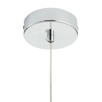 Lampa wisząca MONETTI 40 cm - chrom, dekoracyjna - zdjęcie produktu