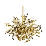 Lampa wisząca MONETTI 40 cm - złota, dekoracyjna - zdjęcie produktu