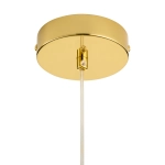 Lampa wisząca MONETTI 40 cm - złota, dekoracyjna - zdjęcie produktu