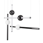 Lampa wisząca O-LINE L-4 LED czarna 110 cm - zdjęcie produktu