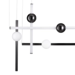 Lampa wisząca O-LINE L-4 LED czarna 110 cm - zdjęcie produktu
