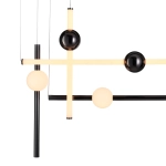 Lampa wisząca O-LINE L-4 LED czarna 110 cm - zdjęcie produktu