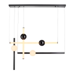 Lampa wisząca O-LINE L-4 LED czarna 110 cm - zdjęcie produktu