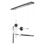 Lampa wisząca O-LINE L-4 LED czarna 110 cm - zdjęcie produktu