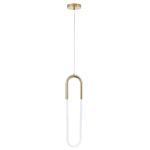 Lampa wisząca U-SHAPE mosiądz 60 cm - zdjęcie produktu
