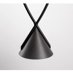 Lampa wisząca MIA LED czarna 15,5 cm - zdjęcie produktu