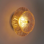 Lampa ścienna LUXIO LED bursztynowa 20 cm - zdjęcie produktu