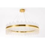 Lampa wisząca HESTIA 120 cm – żyrandol LED, złoty do salonu - zdjęcie produktu