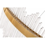 Lampa wisząca HESTIA 120 cm – żyrandol LED, złoty do salonu - zdjęcie produktu