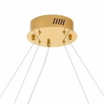 Lampa wisząca HESTIA 80 cm – żyrandol LED, złoty do salonu - zdjęcie produktu