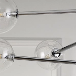 Lampa wisząca SOLA chrom 75 cm - zdjęcie produktu