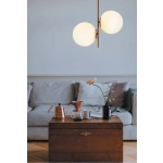 Lampa wisząca VENUS-2 czarna przydymiona 44 cm - zdjęcie produktu