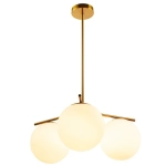 Lampa wisząca VENUS-3 mosiądz 60 cm - zdjęcie produktu