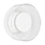 Lampa ścienna DONUT 18 – LED, szkło transparentne, biały środek - zdjęcie produktu
