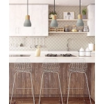 Lampa wisząca CONCRETE 12 cm- szary beton, drewno - zdjęcie dodatkowe 4