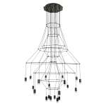 Lampa wisząca LINEA-20 czarna 120cm - zdjęcie produktu