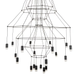 Lampa wisząca LINEA-20 czarna 120cm - zdjęcie produktu
