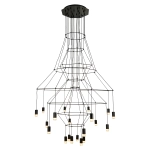 Lampa wisząca LINEA-20 czarna 120cm - zdjęcie produktu