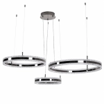 Lampa wisząca ARKADIA LED Trio 40/60/80 cm – tytan - zdjęcie produktu