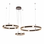 Lampa wisząca ARKADIA LED Trio 40/60/80 cm – tytan - zdjęcie produktu