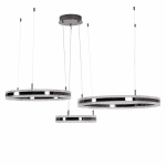 Lampa wisząca ARKADIA LED Trio 40/60/80 cm – tytan - zdjęcie produktu