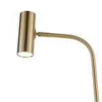 Lampa podłogowa ze stolikiem VINCENT złota 146 cm - zdjęcie produktu