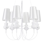 Lampa wisząca QUEEN-6 biała - zdjęcie produktu