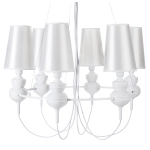 Lampa wisząca QUEEN-6 biała - zdjęcie produktu
