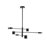 Lampa wisząca CLEX - 6P LED czarna 100 cm - zdjęcie produktu