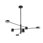 Lampa wisząca CLEX - 6P LED czarna 100 cm - zdjęcie produktu