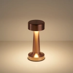 Lampa stołowa TAVOLO A LED dotykowa miedziana 21 cm - zdjęcie produktu