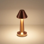 Lampa stołowa TAVOLO B LED dotykowa miedziana 22 cm - zdjęcie produktu