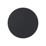 Lampa ścienna NYX 15 cm - LED okrągła, metalowa, czarna - zdjęcie produktu