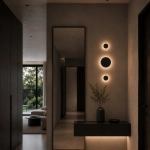 Lampa ścienna NYX 15 cm - LED okrągła, metalowa, czarna - zdjęcie produktu