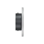 Lampa ścienna NYX 15 cm - LED okrągła, metalowa, czarna - zdjęcie produktu