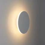 Lampa ścienna NYX 15 cm - LED okrągła, metalowa, czarna - zdjęcie produktu