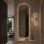 Lampa ścienna NYX 15 – LED okrągła, metalowa, biała - zdjęcie produktu