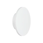 Lampa ścienna NYX 15 – LED okrągła, metalowa, biała - zdjęcie produktu