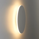 Lampa ścienna NYX 25 cm - LED okrągła, metalowa, biała - zdjęcie produktu