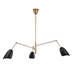 Lampa wisząca RAGNO czarna 150 cm - zdjęcie produktu