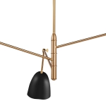 Lampa wisząca RAGNO czarna 150 cm - zdjęcie produktu